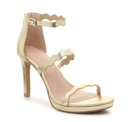 Kelly & Katie strappy gold heels Size 9- New in Box