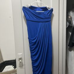 Bridesmaid/Semi-formal Sleeveless Drape-like Dress