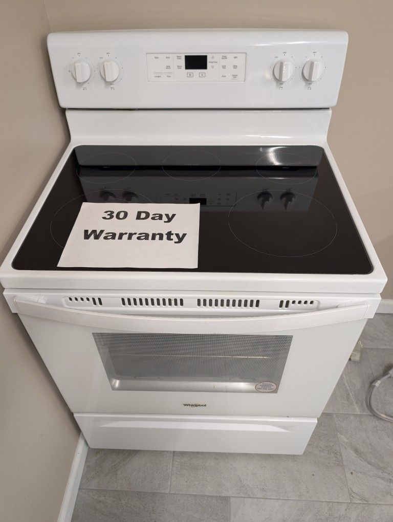 Whirlpool Electric Range Oven Stove