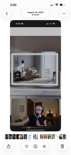 Vanity Glass Mirror 