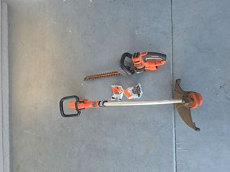 Hedge and weed wacker