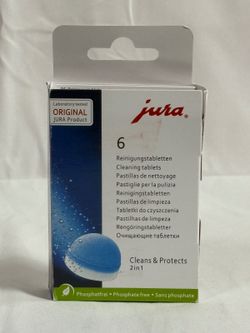 Jura Coffee Machine Cleaning Tablets 6 Count