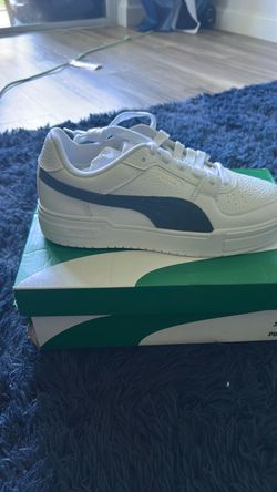 Puma Low-Top Sneakers White and Blue