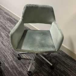 Wayfair Office Chair Velvet Green Mint