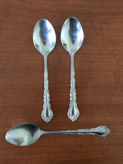3 Teaspoons, 6”  Glossy (Stainless) by Excel. Made in Korea