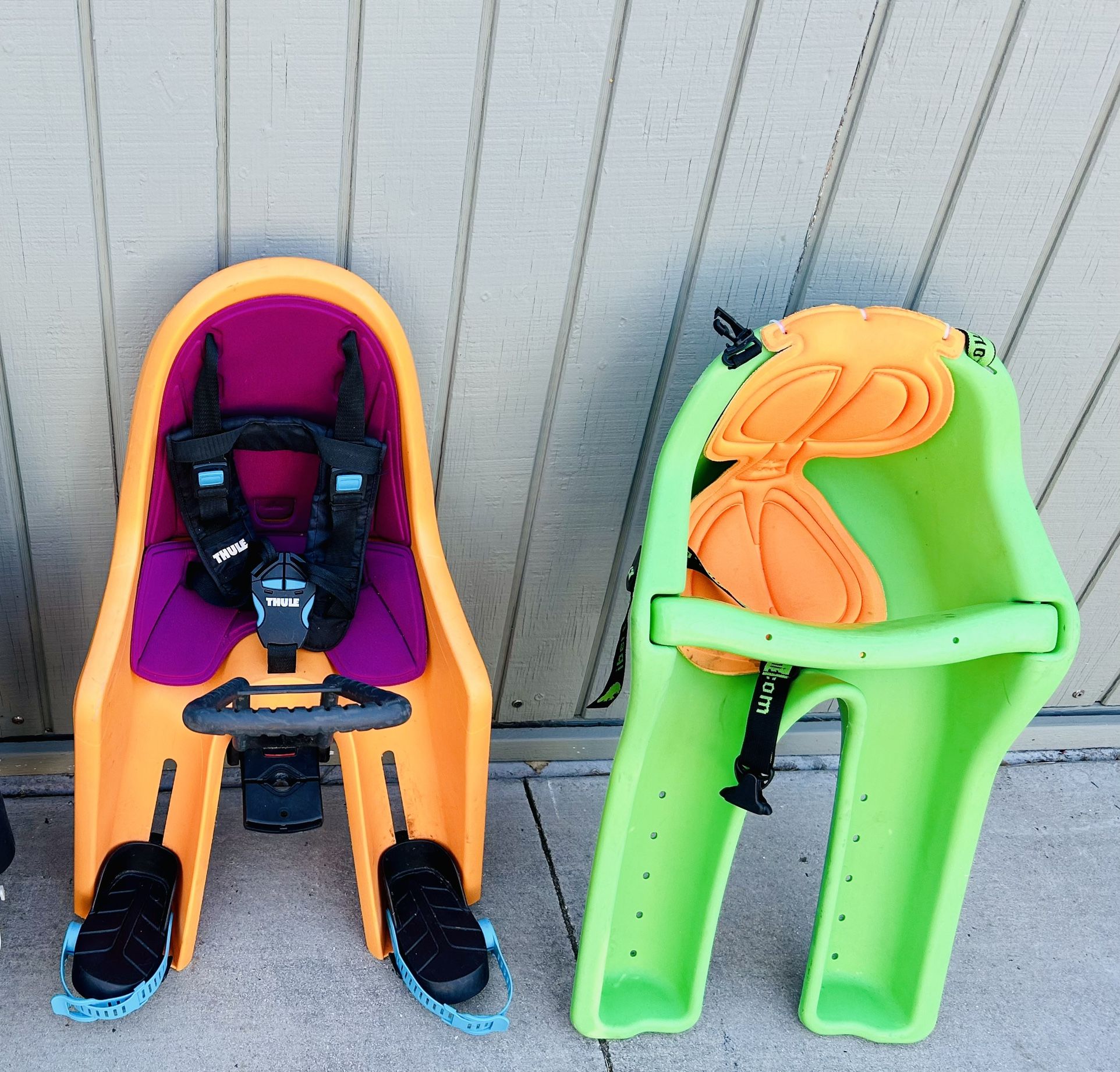 Thule and iBert Kids Bike seats (front mount)