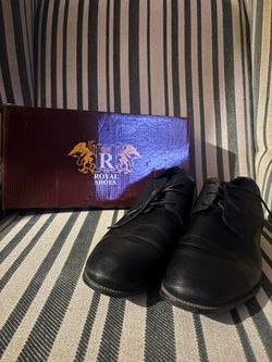 Royal Shoes Black Dress Shoes