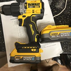 Dewalt Drill With Batteries 