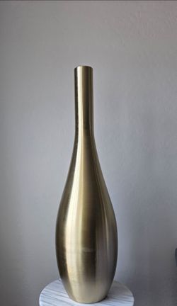 Gold Metal Vase
