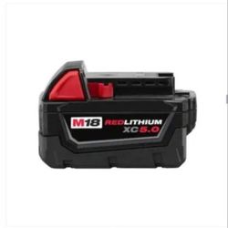 Milwaukee M18 Red Lithium XC 5.0 Battery
