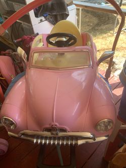 pink toddler car 