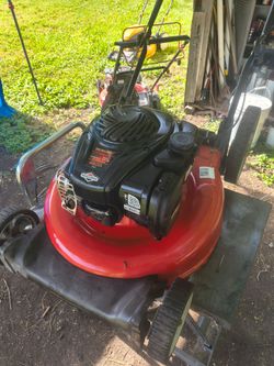 yard machines push mower