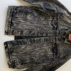 80s Vintage Levi’s Acid Wash Jacket XL 