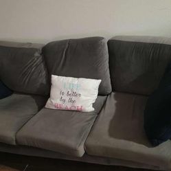 Sofa And Two Side Tables And A Center Table 