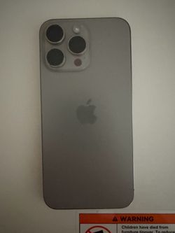 Unlocked 15 pro max 128 iPhone