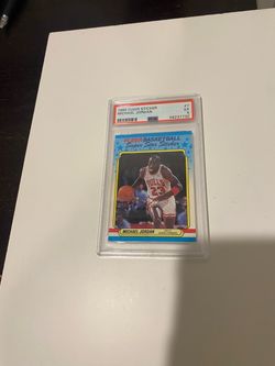 1988-89 Michael Jordan #7 stickers bulls PSA 5.