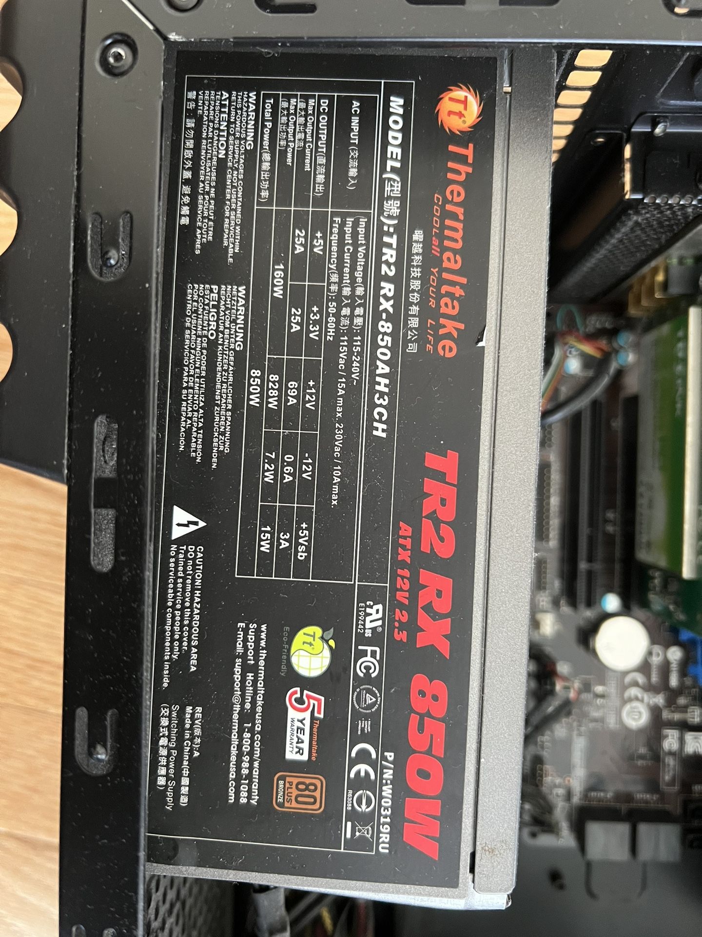 850w power