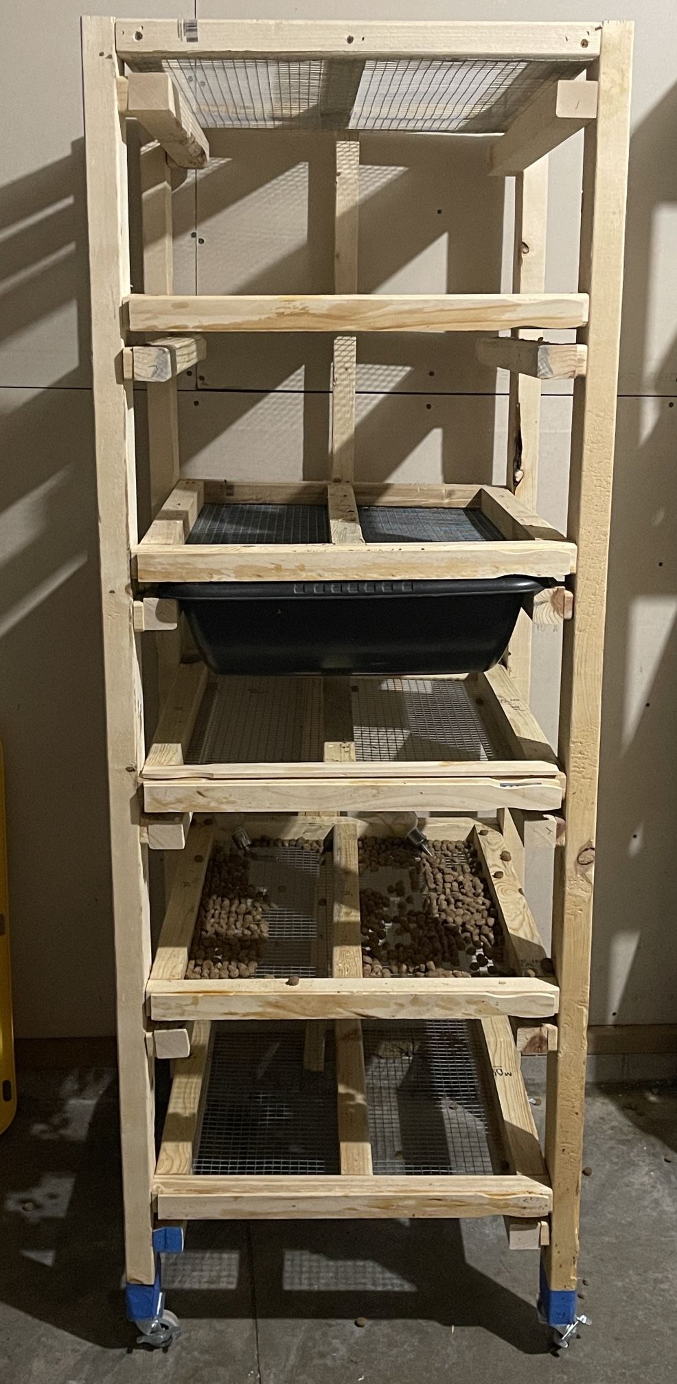 6 Level Rodent Breeding Rack