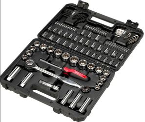 "NEW!" Power Torque 120 Piece 1/4, 3/8, 1/2 Inch Drive 6, 12 Point SAE, Metric Tool Set - GM5641