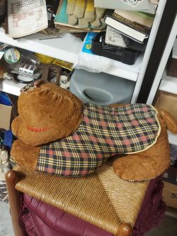 Vintage 1950s large dog plush