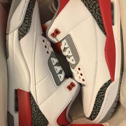 Jordan 3 Fire Red