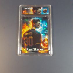 Paul Skenes Slab Cracked Ice REFRACTOR Original Art Novelty Card 
