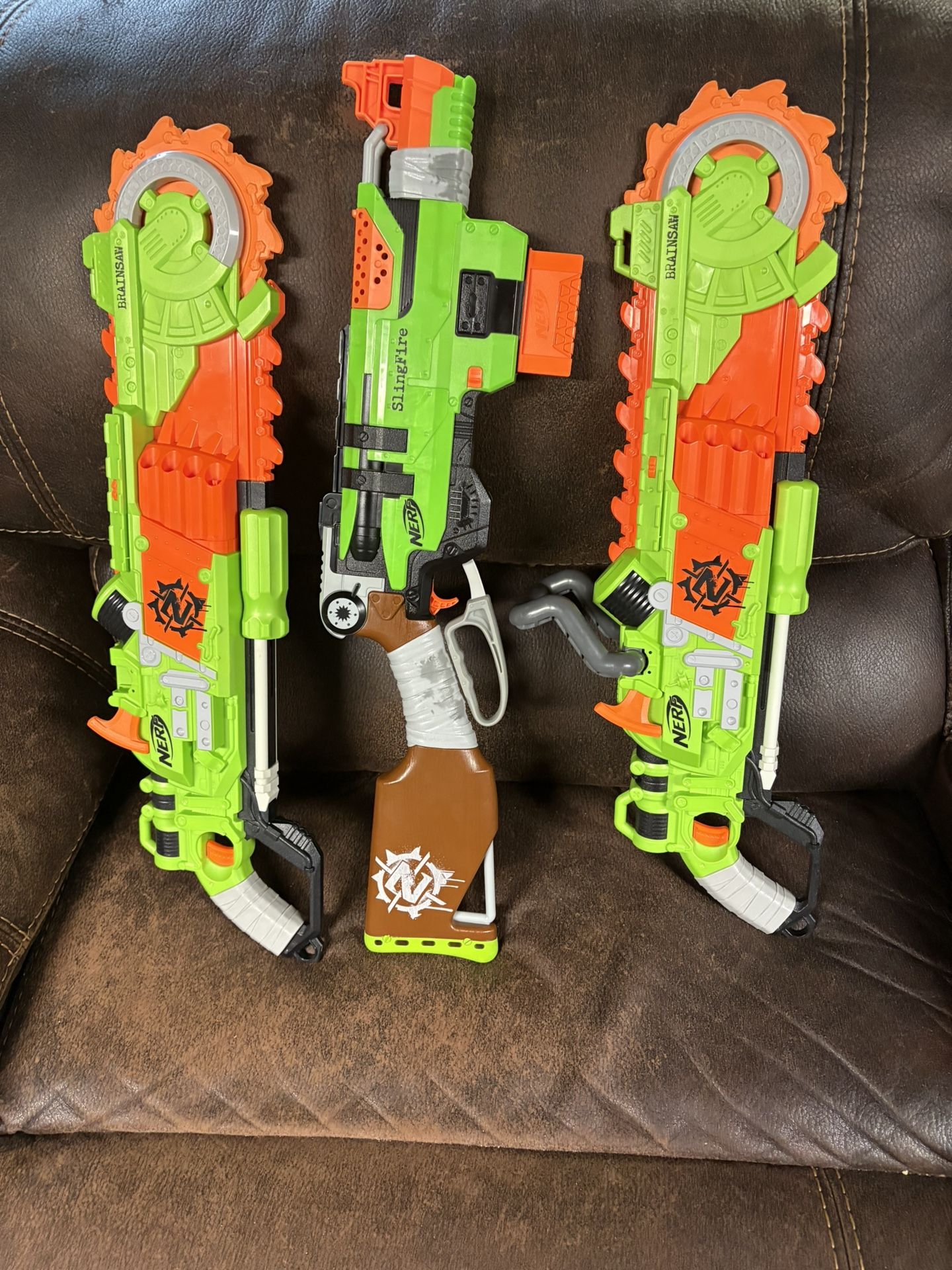 3 Toy Nerf Guns