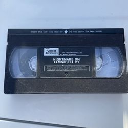 Nightmare On Elm Street VHS only 