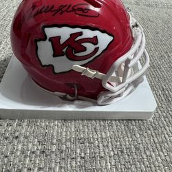 Will Shields Signed Autograph Mini Helmet - JSA COA - Kansas City Chiefs