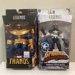 Marvel Legends Walmart exclusive Thanos $35 Venomized Captain America $40(SOLD)