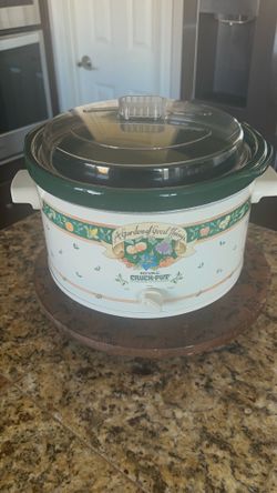 Vintage •Rival 5QT. Stoneware Slow Cooker.