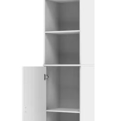 White Wood Storage Cabinet (brand New)