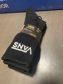 Vans Crew Socks 3-Pack Black