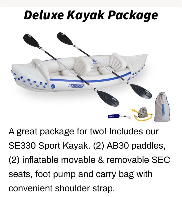 Photo 2016 Sea Eagle Inflatable Kayak SE 330