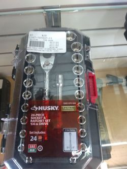 24 pcs Socket and Ratchet set