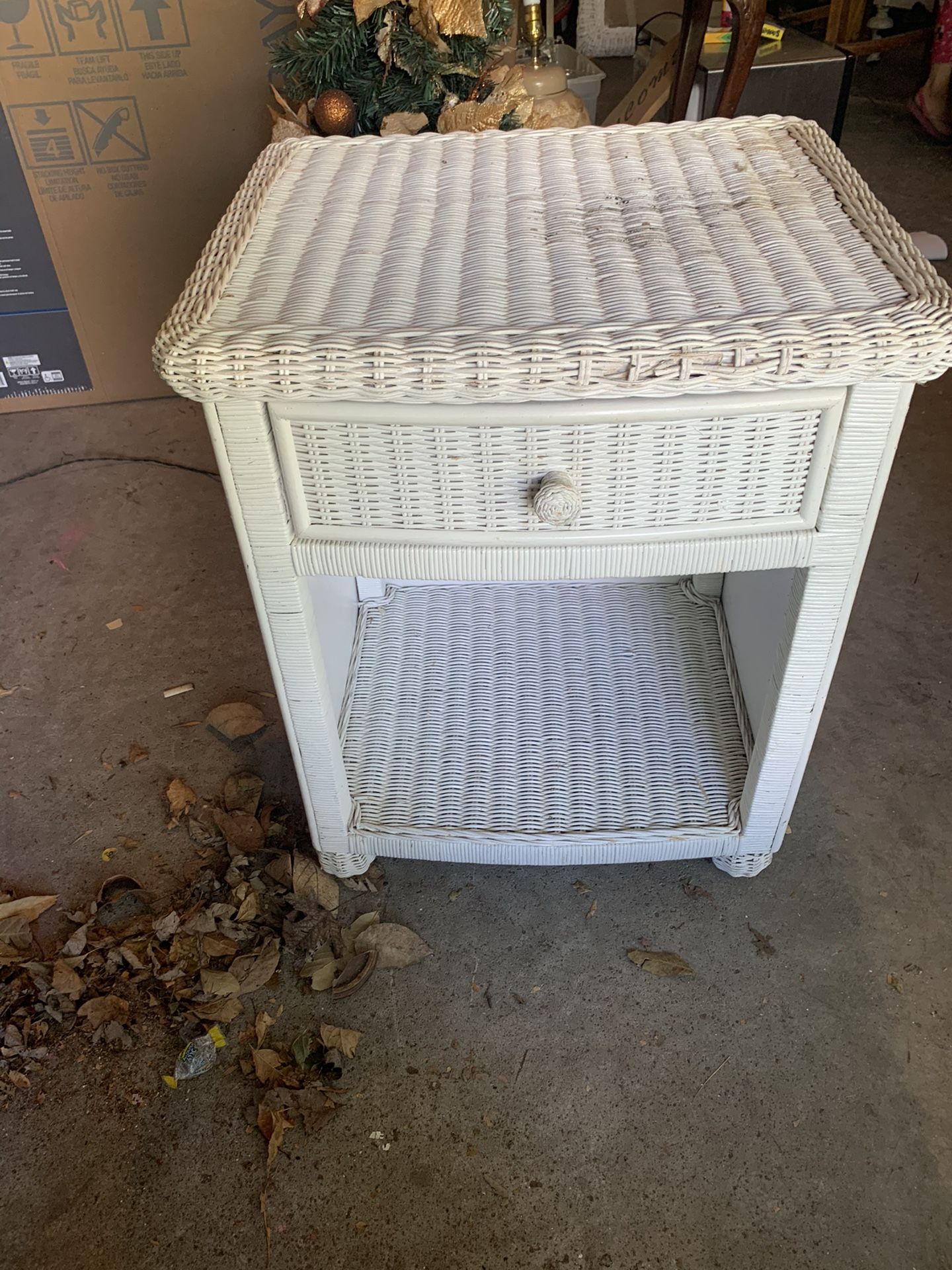 1 nightstand with matching mirror