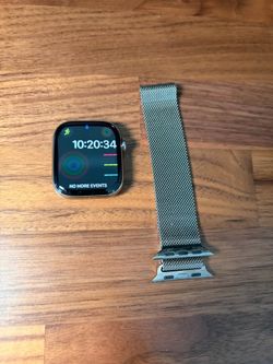 Apple Watch Series 10 (GPS + Cellular) 42mm Natural Titanium Case with Natural Milanese Loop