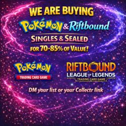 Wtb Want To buy Pokemon And Riftbound