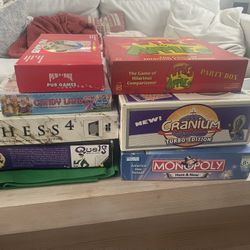 Assorted Board Games