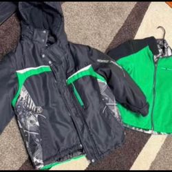 Great For Snow boys two piece winter coat