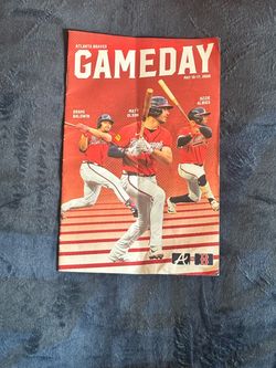 Atlanta Braves Gameday Program May 15-17 2026