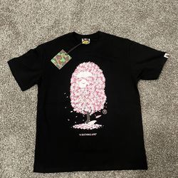 *New/Sealed* Black Sakura Bape Shirt