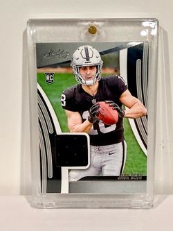 2025 Absolute Football Jack Bech Rookie Jersey Patch RC Raiders MINT