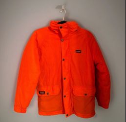 Gamehide Men’s Blaze Orange Insulated Hunting Coat Jacket – Size L