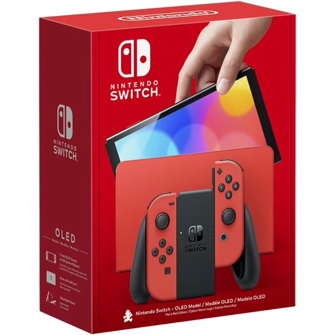 Nintendo Switch - Mario Red Edition ($350 VALUE)