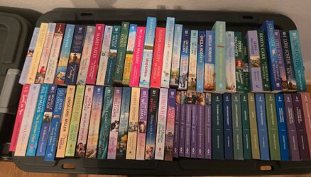 Lot of 65 Romance Paperback Books - New