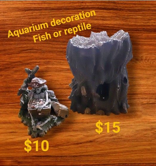 AQUARIUM DECOR FOR FISH OR REPTILE !