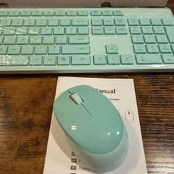 LeadsaiL K786 Wireless Keyboard and Mouse Combo – Full Size, 2.4GHz Lag-Free