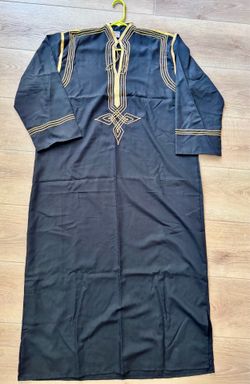 Men’s Egyptian Robe / Galabeya XL – 100% Cotton – Great Halloween or Theme Costume