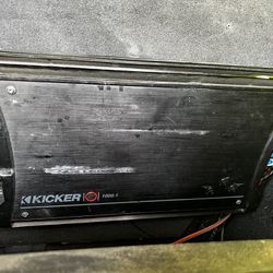 Kicker Zx 1000.1 Mono Amplifier 